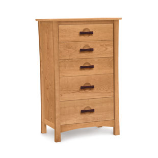 COPELAND FURNITURE Berkeley 5 Drawer 33.75" W Solid Wood Chest