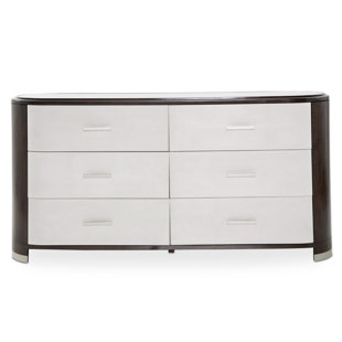 MICHAEL AMINI Paris Chic 6 - Drawer 70.5" W Combo Dresser