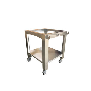 WPPO LLC Karma 33'' W x 31'' D Stainless Steel Grill Cart Or Table