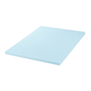 BEST PRICE QUALITY Ventilated Gel 2'' Gel Memory Foam Mattress Topper