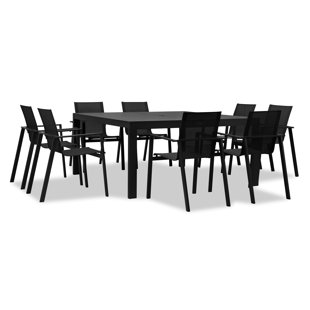 HARMONIA LIVING Lift 8 - Person Square Outdoor Dining Set
