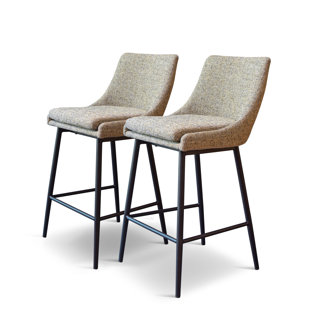 GINGKO HOME FURNISHINGS Emma Bar Stool (Set of 2)