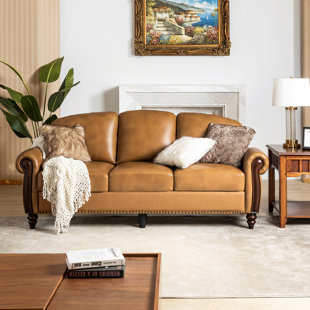 KARAT HOME INC 213.4Cm Scroll Arms Sofa