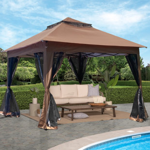 SHUNSTONE 11 Ft. W x 11 Ft. D Steel Pop-Up Gazebo