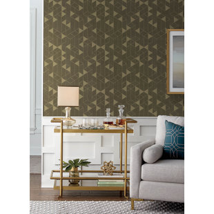 SCOTT LIVING HOME Fairbank Linen Geometric Wallpaper