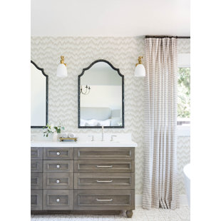 SCOTT LIVING HOME Holmby Brushstroke Zigzag Wallpaper