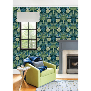 SCOTT LIVING HOME Mandeville Tropical Paradise Wallpaper