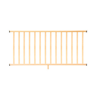 ProWood 6 ft. Routed Wood Railing Kit with Square Wood Balusters