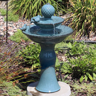 SUNNYDAZE DECOR Weather Resistant Floor Fountain