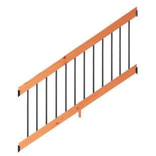 ProWood 6 ft. Stair Railing Kit with Square Aluminum Balusters
