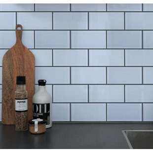 WS TILES® Premium 3" x 6" Straight Edge Glass Mosaic Subway Tile