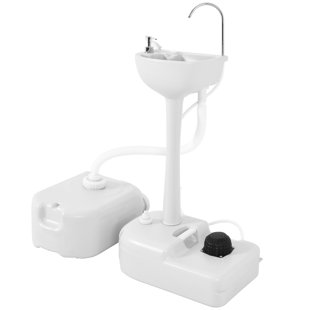 BALCONERA 32.4'' L x 18.8'' W Portable Handwash Station with Faucet