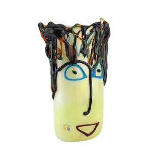 MURANO ART COLLECTION Advant-Garde Handmade Glass Table Vase