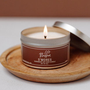 BLOSSOM ARTISANAL Smores Scented Jar Candle