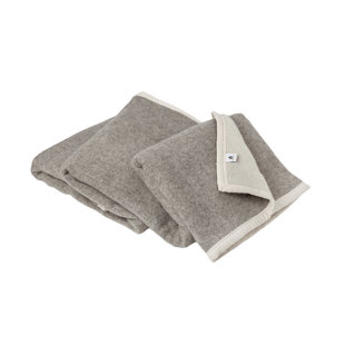 TOISON DOR Undyed Virgin Wool Heavyweight Blanket