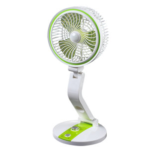 BESTBUY 180° Solar Powered Portable Fan Desk Cooling USB Fan Cell Cooler Light