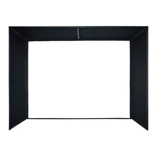 ELITE SCREENS GolfSim Bay White 113.4" x 112.6" Portable Folding Frame Projector Screen