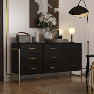 CALDION 156cm W 9 - Drawer Chest of Drawers