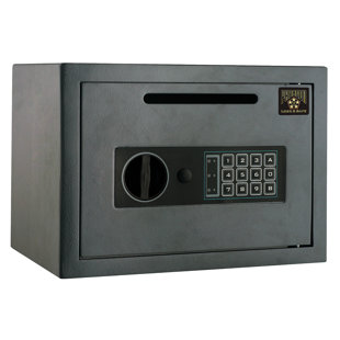 Paragon Safes Electronic Safe Deposit Box - Drop Safe with Digital Keypad and 2 Manual Override Keys