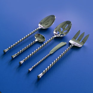 GOURMET SETTINGS Silver Tear 5 Piece Hostess Set