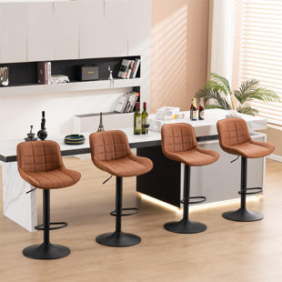 TENTOP® Swivel Adjustable Height Bar Stool (Set of 4)