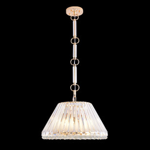 MICHAEL AMINI Quill 6 - Light Dimmable Crystal Chandelier