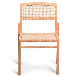 HARMONIA LIVING Sands Outdoor Stackable Dining Side Chair with Cushion