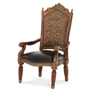 MICHAEL AMINI Villa Valencia Upholstered Armchair (Set of 2)