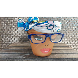 Sassy Soul Sister, Head Face Planter, Planter with Drainage, Planter, Flower Pots, Unique Gift