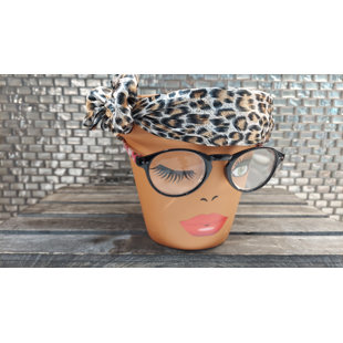Sassy Soul Sister, Head Face Planter, Planter with Drainage, Planter, Flower Pots, Unique Gift