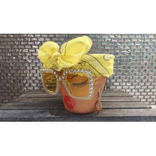 Sassy Soul Sister, Head Face Planter, Planter with Drainage, Planter, Flower Pots, Unique Gift