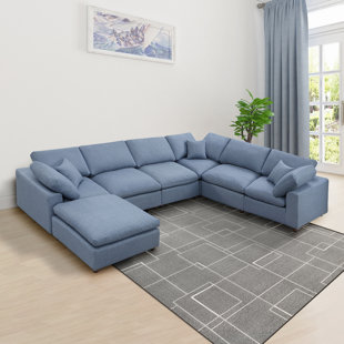 JUXING FURNITURE INC 7 - Piece Upholstered Sectional