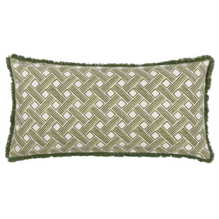 HÖEM Alexa Geometric Rectangular Lumbar Cushion With Filling