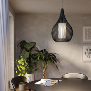 GEORGE OLIVER Fincham 1 - Light Cylinder Teardrop Pendant