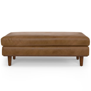 SIMPLI HOME Morrison Upholstered Ottoman