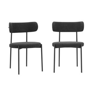 SHATANA HOME Harnoor Side Chair in Black