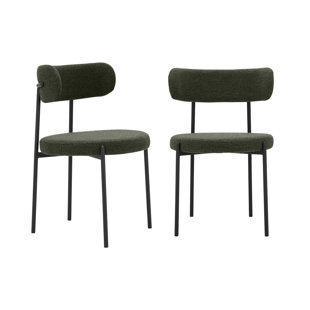 SHATANA HOME Harnoor Metal Low Back Side Chair (Set of 6)
