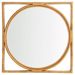 CYAN DESIGN Pemba Wood Square Wall Mirror