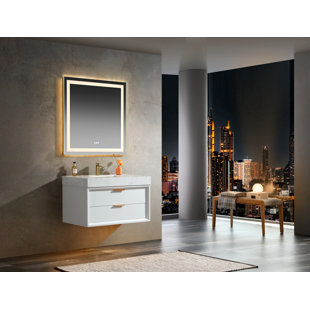 XSPRACER Victoria 36'' Single Bathroom Vanity with Engineer Stone Top