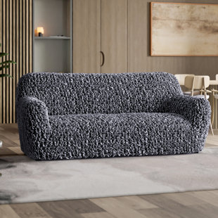 PAULATO BY GA.I.CO. Stretchy Slipcover for 3-Seater Sofa - Exclusive Design & Soft to Touch - Fuco Velvet Collection