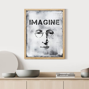 SIGNLEADER " Music Beatles Wall Art John Lennon Imagine Prints "