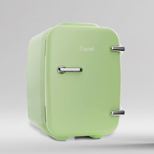 CAYNEL Mini Fridge Portable Travel Thermoelectric 4 Liter Cooler and Warmer for Skincare