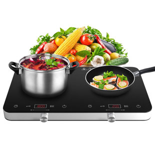 F2C Global Limited Black Electric 2 Burner Cooktop