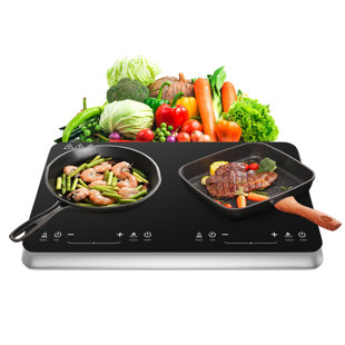 F2C Global Limited Black Electric 2 Burner Cooktop