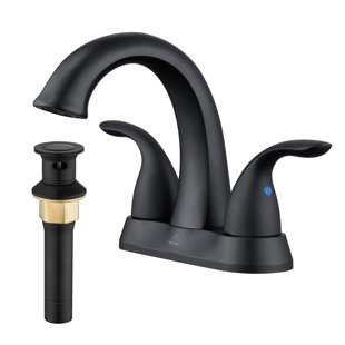 CASAINC 2 Handle Bathroom Faucet with Drain