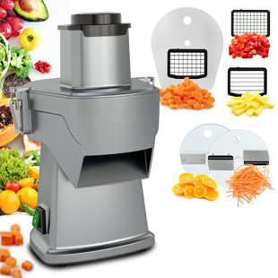 KCOURH Commercial Electric Multifunctional Vegetable Chopper Food Cutter and Slicer Mandoline Slicer Blade