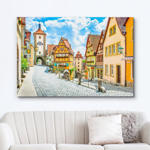 IDEA4WALL Dutch Netherlands Countryside Village Nature Wilderness On Canvas Print