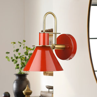EVERLY QUINN Treana Steel Armed Sconce