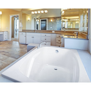 CLARKE PRODUCTS Alexandria 72'' x 36'' Drop-In Soaking Acrylic Bathtub
