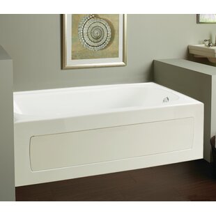 CLARKE PRODUCTS Vision 59.75'' x 32'' Alcove / Tile In Soaking Acrylic Bathtub